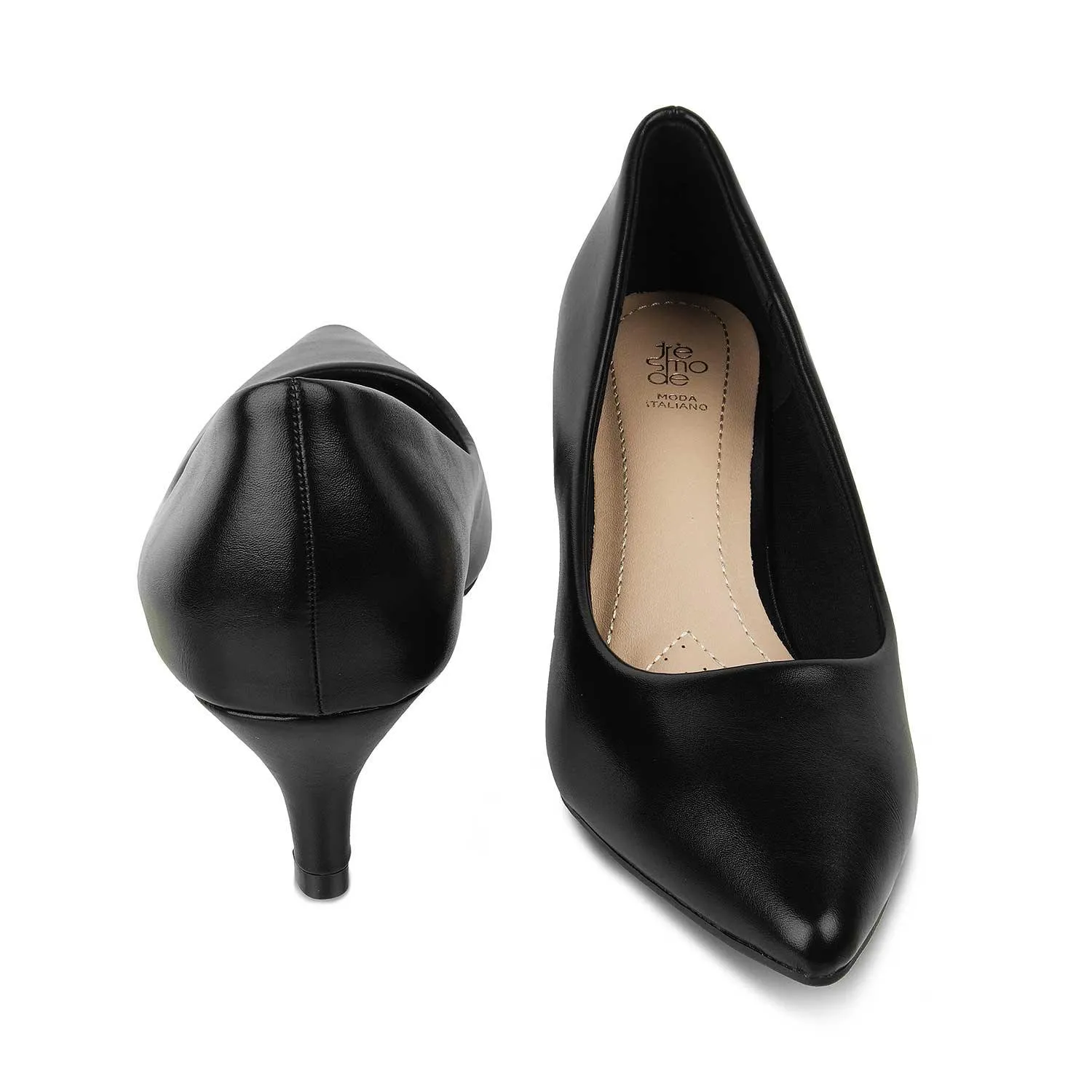 The Creet Black Women's Dress Pumps Tresmode