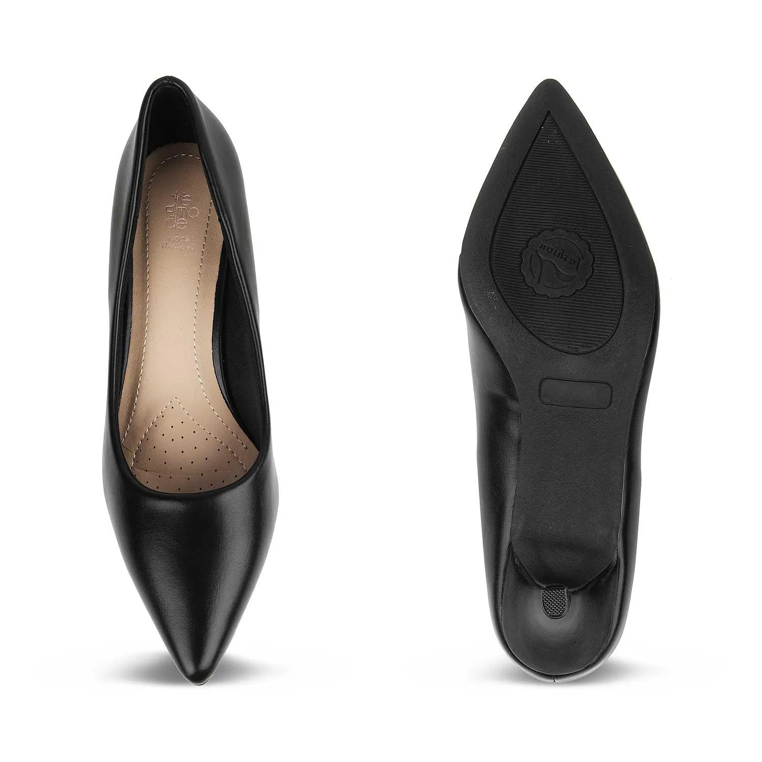 The Creet Black Women's Dress Pumps Tresmode