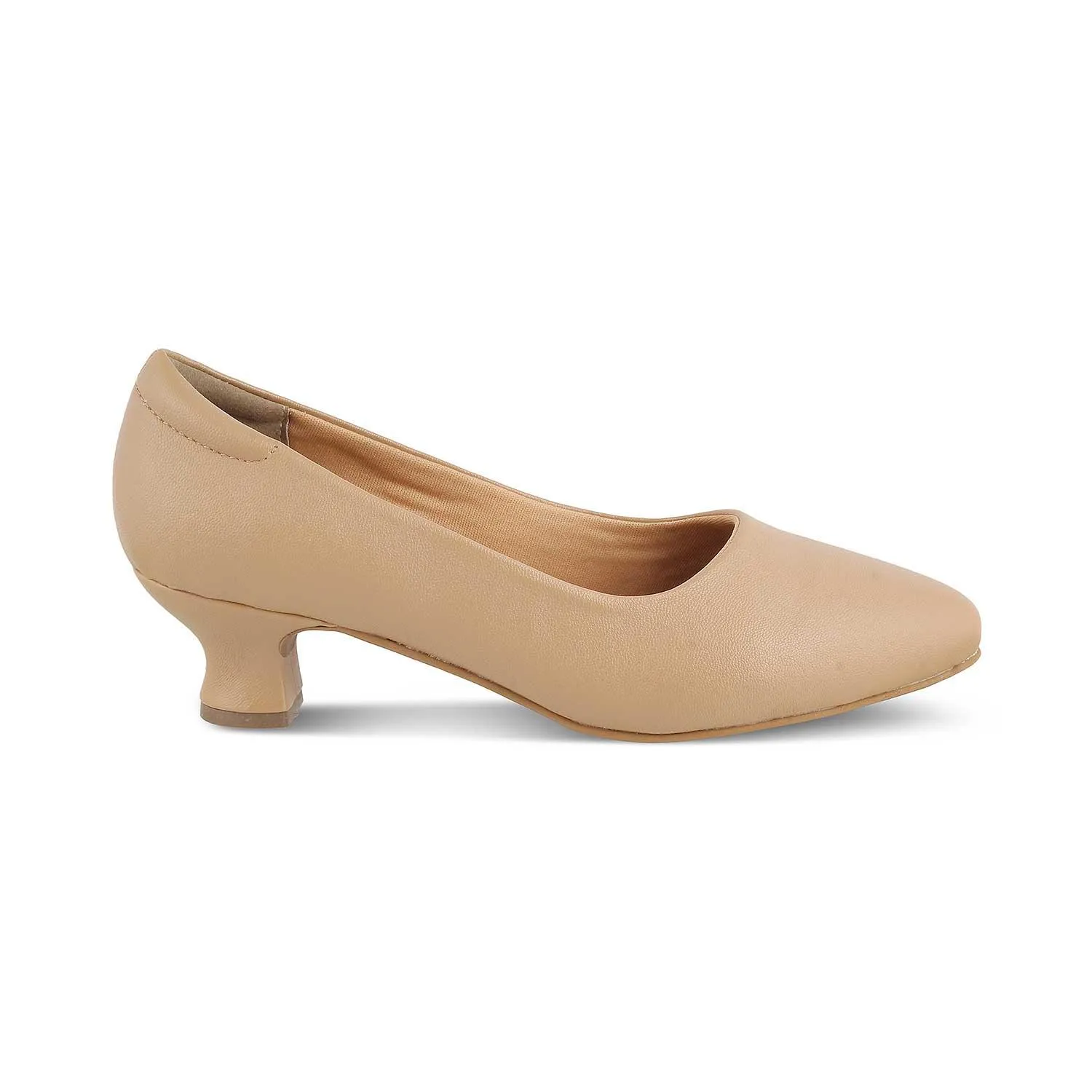 The Kitty Beige Women's Dress Pumps Tresmode