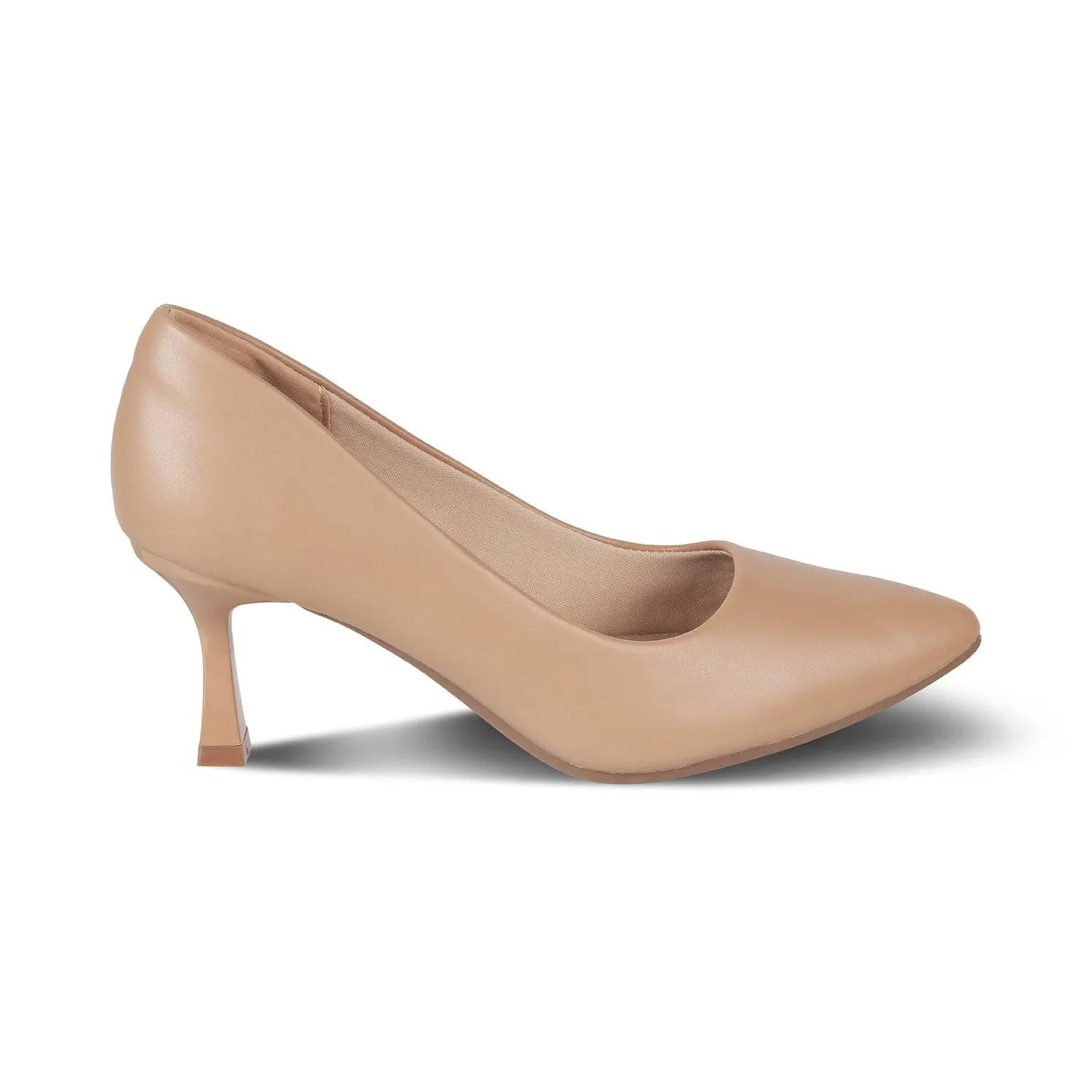 The Latini Tan Women's Pump Heels Tresmode