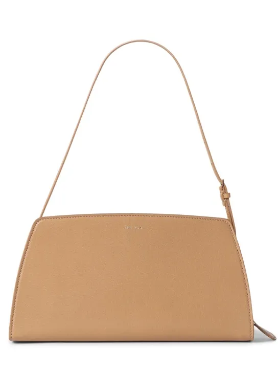 The Row   Dalia shiny kid leather shoulder bag 