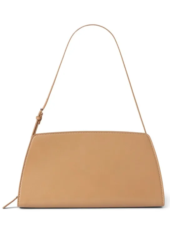 The Row   Dalia shiny kid leather shoulder bag 