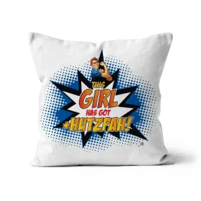 This Girl +Hutzpah! Amanya Design Cushion