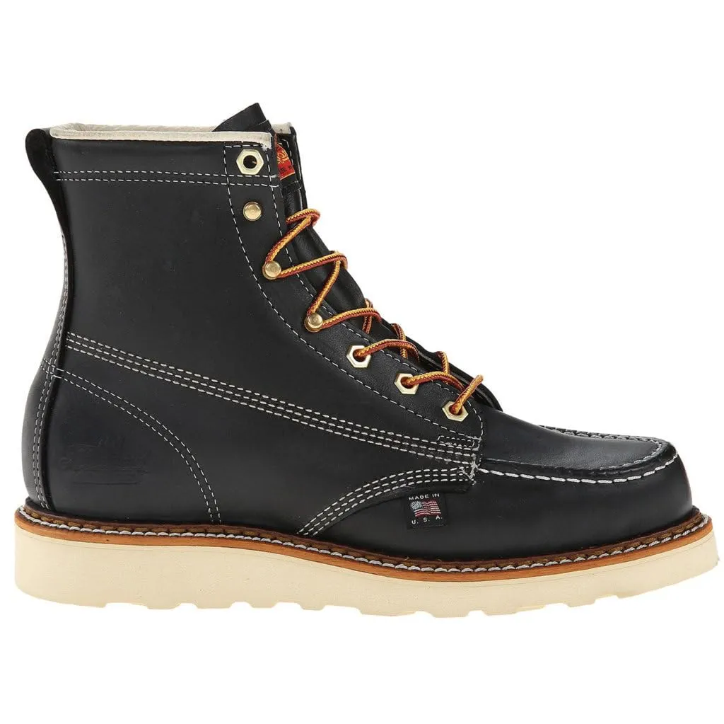 Thorogood Men's American Heritage Black Moc Toe Work Boot