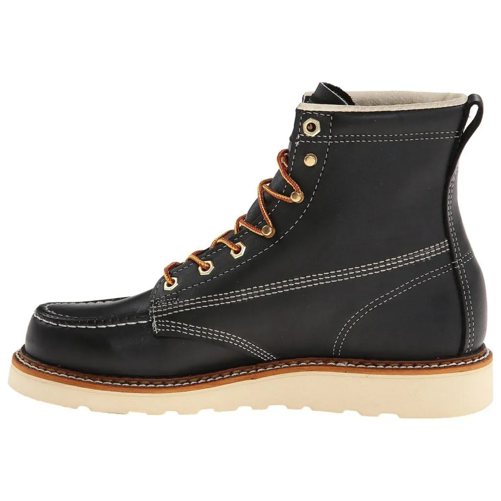 Thorogood Men's American Heritage Black Moc Toe Work Boot