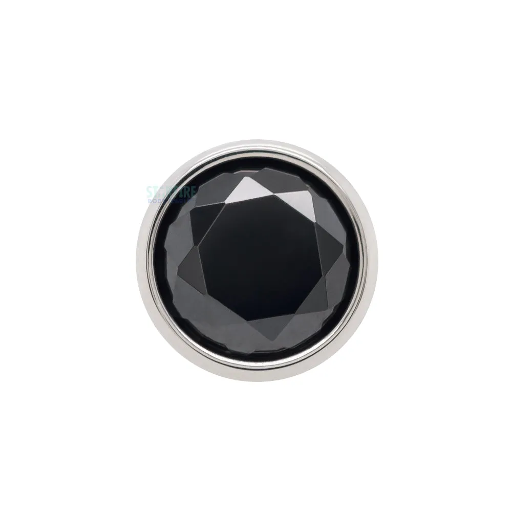 threadless: 5mm Bezel-Set Brilliant-Cut Gem End