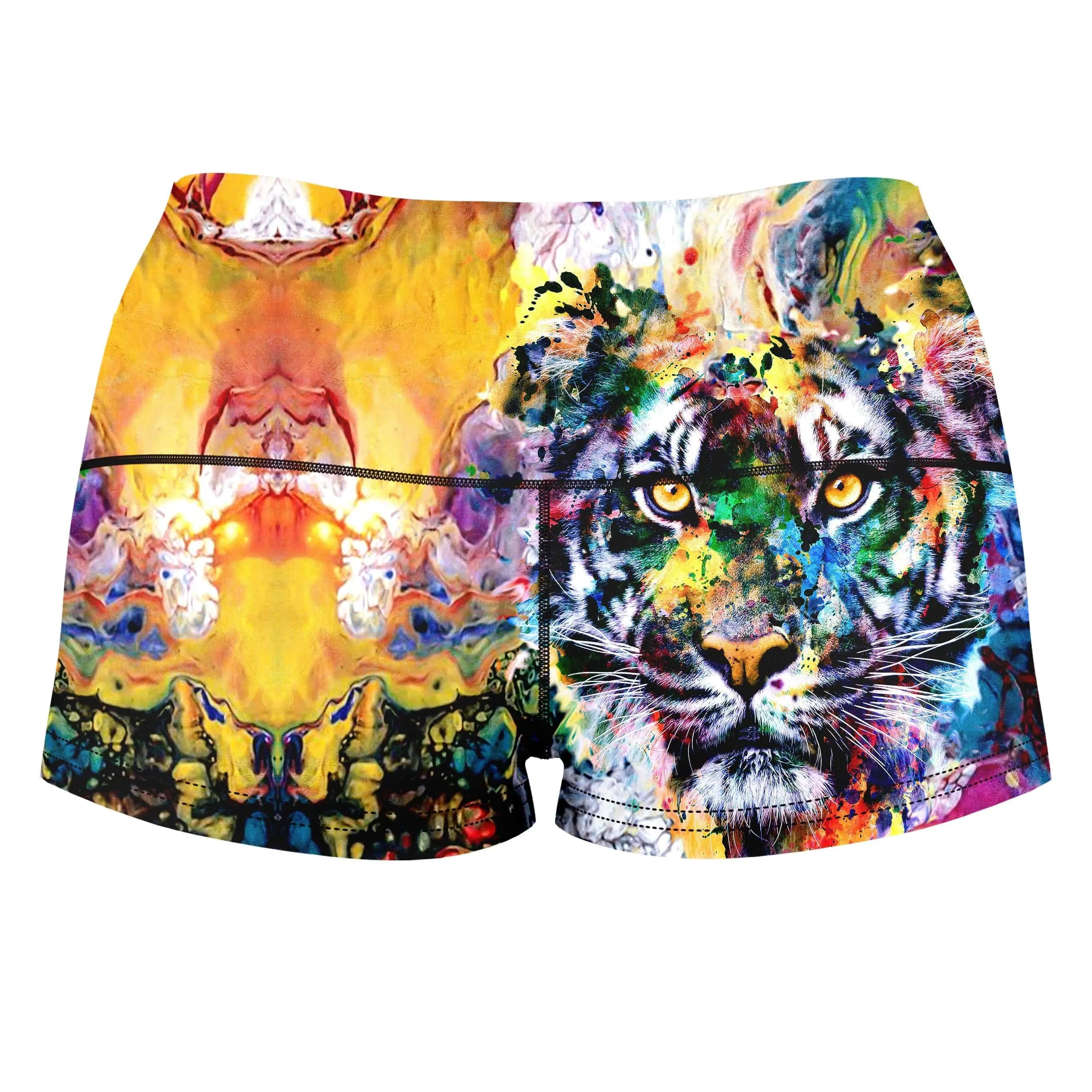 Tiger High-Waisted Women's Shorts