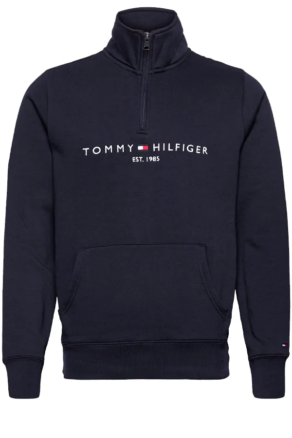 Tommy Hilfiger Quarter Zip Navy Sweatshirt