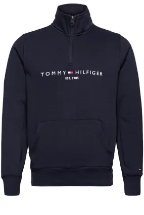 Tommy Hilfiger Quarter Zip Navy Sweatshirt