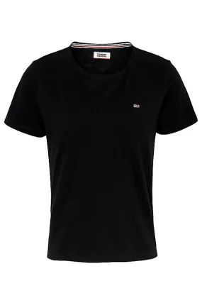 Tommy Hilfiger Slim Fit Women's Logo Tee - Black