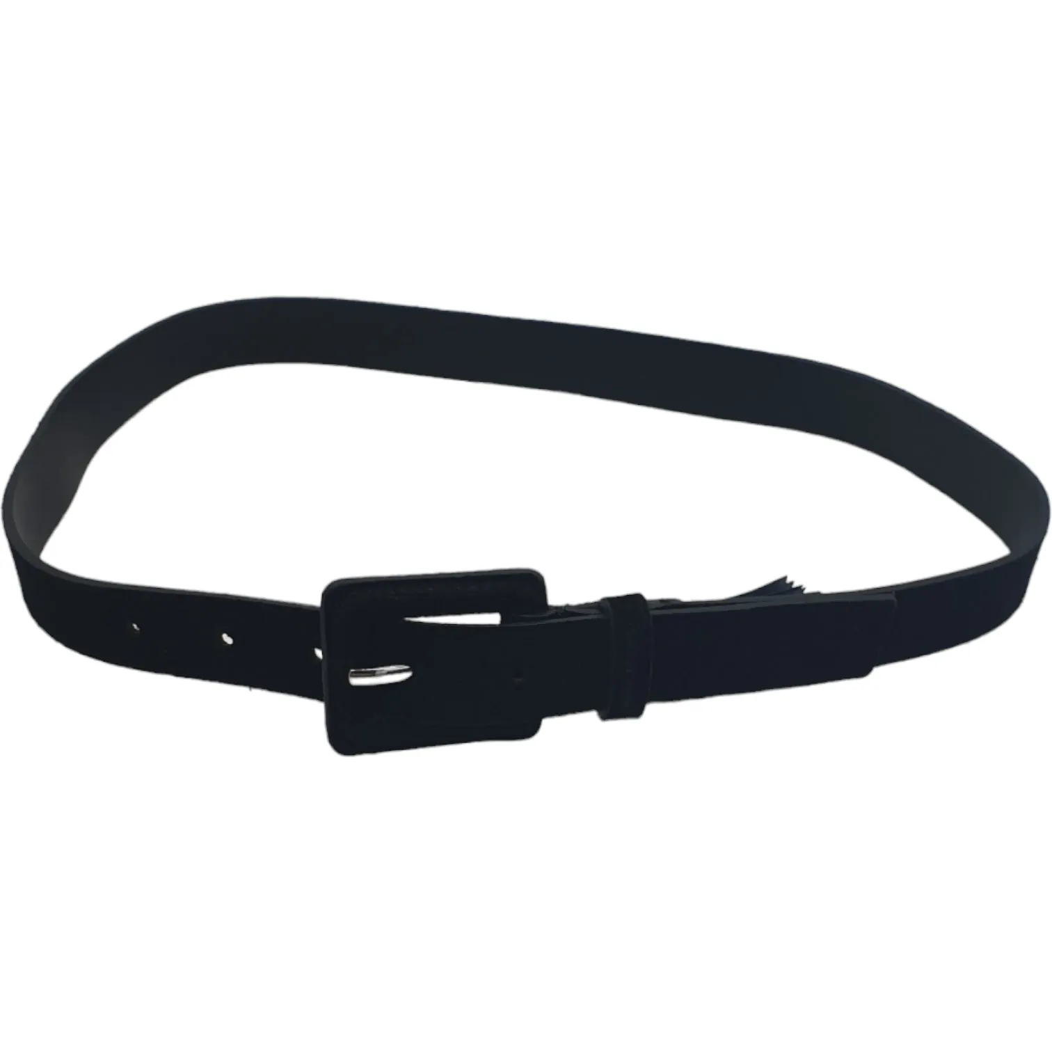 Tommy Jeans Black Suede Belt