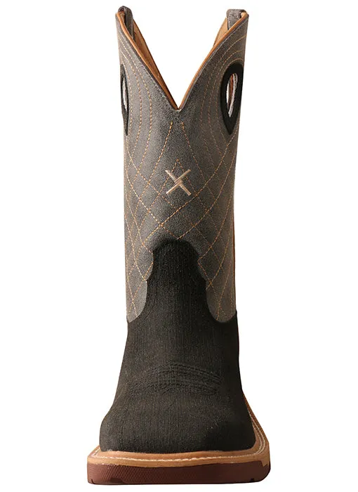 Twisted X Men's CellStretch Western Work Boot - Brown/Grey