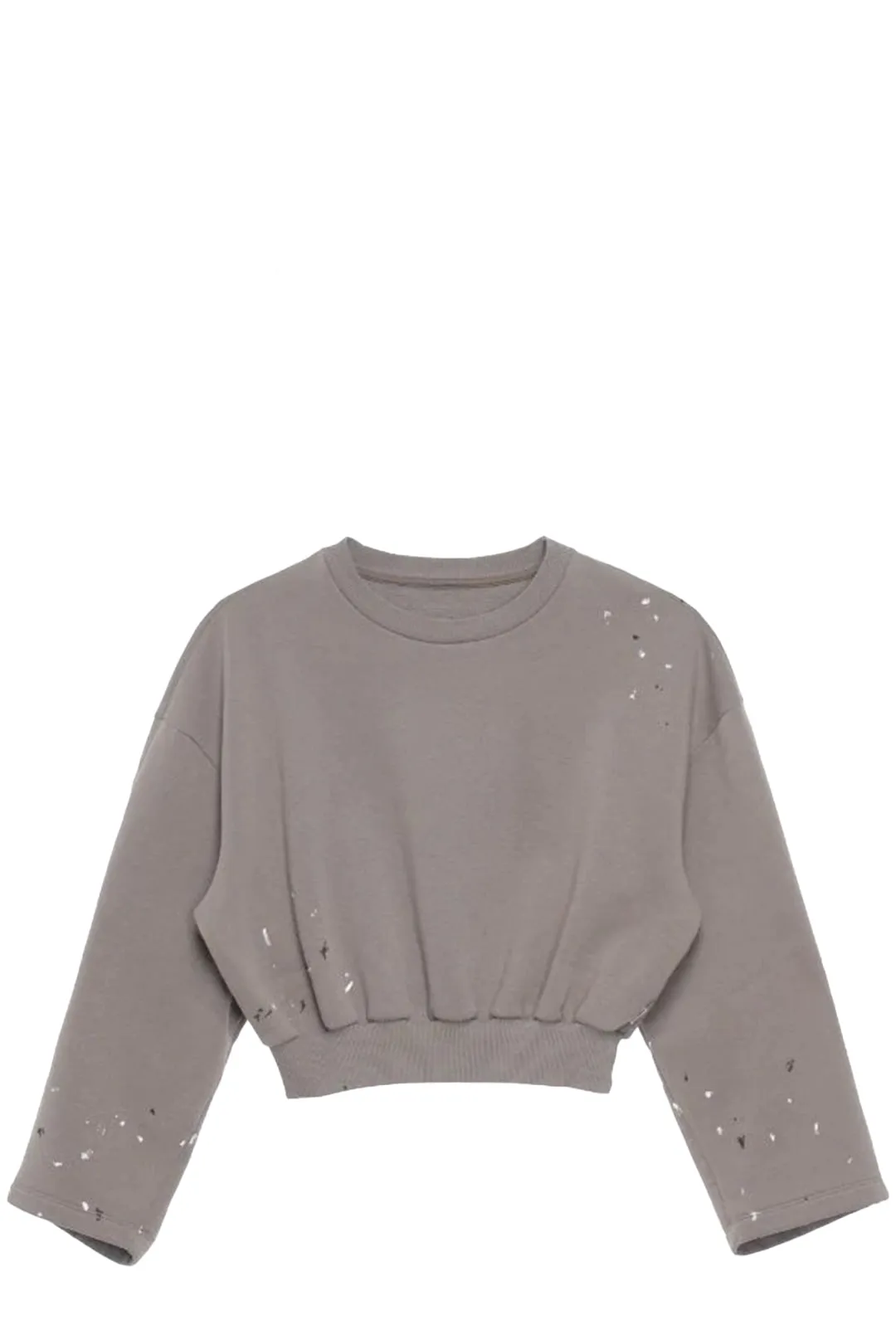 Unbrushed Cropped Sweatshirt