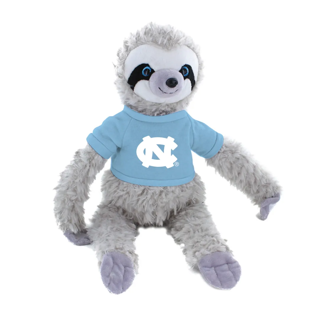 UNC Tar Heels Sloth Stuffed Animal 12