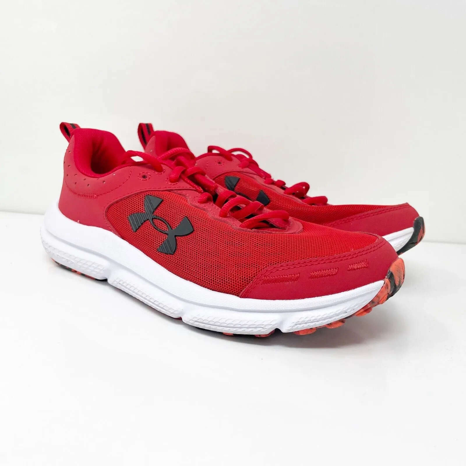 Under Armour Mens Charged Assert 10 3026175-600 Red Running Shoes Sneakers Sz 8