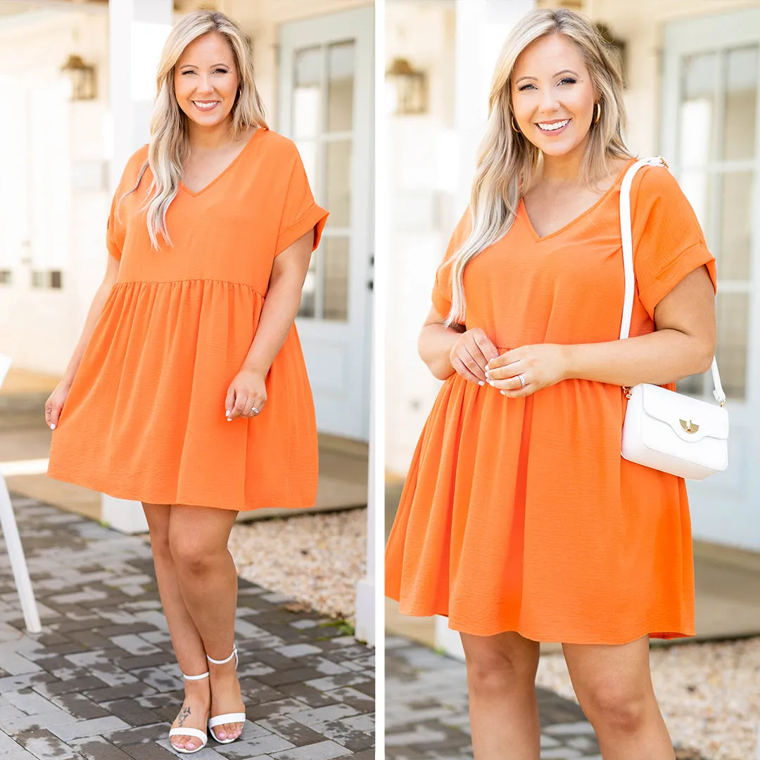 Chance Dress Orange