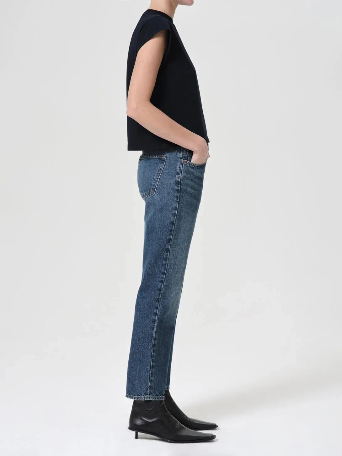 Valen Mid Rise Vintage Straight Jean - Essence -> Vintage Straight Jean Valen - Essence