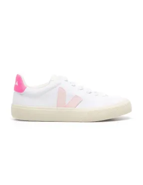 Veja Campo Canvas White Pink Women's Sneakers