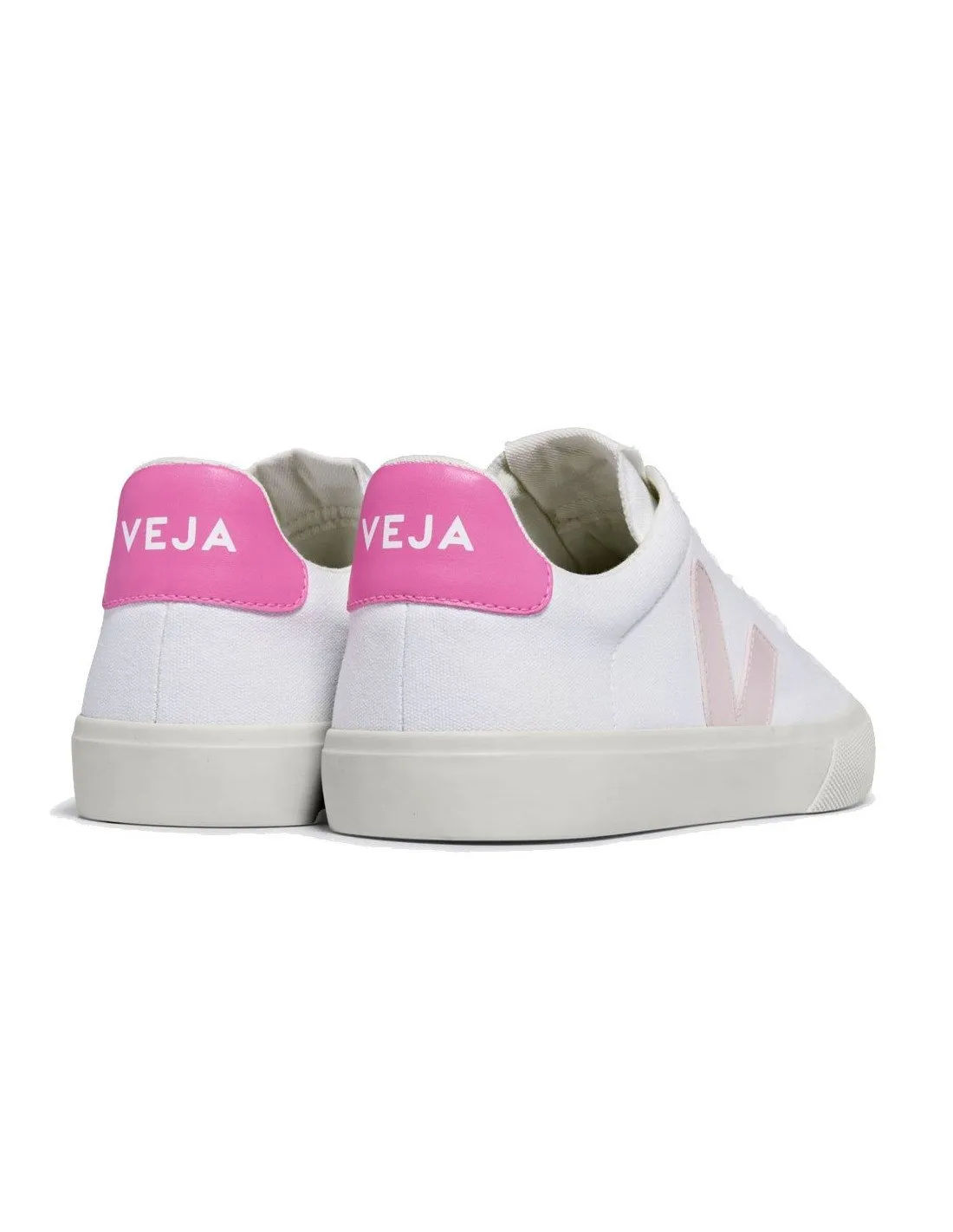 Veja Campo Canvas White Pink Women's Sneakers