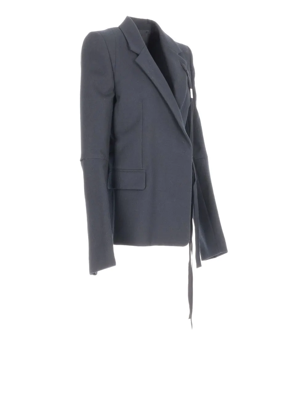 VENLA ASYMMETRIC TAILORED JACKET BRUSHED WOOL