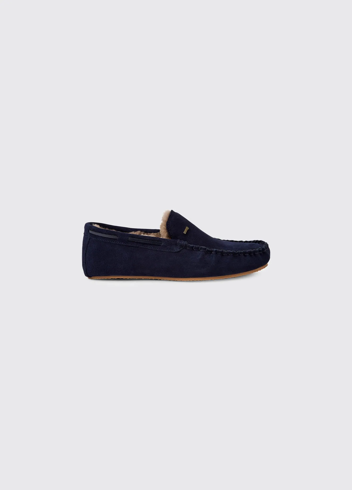 Ventry Men's Moccasin Slipper - French Navy