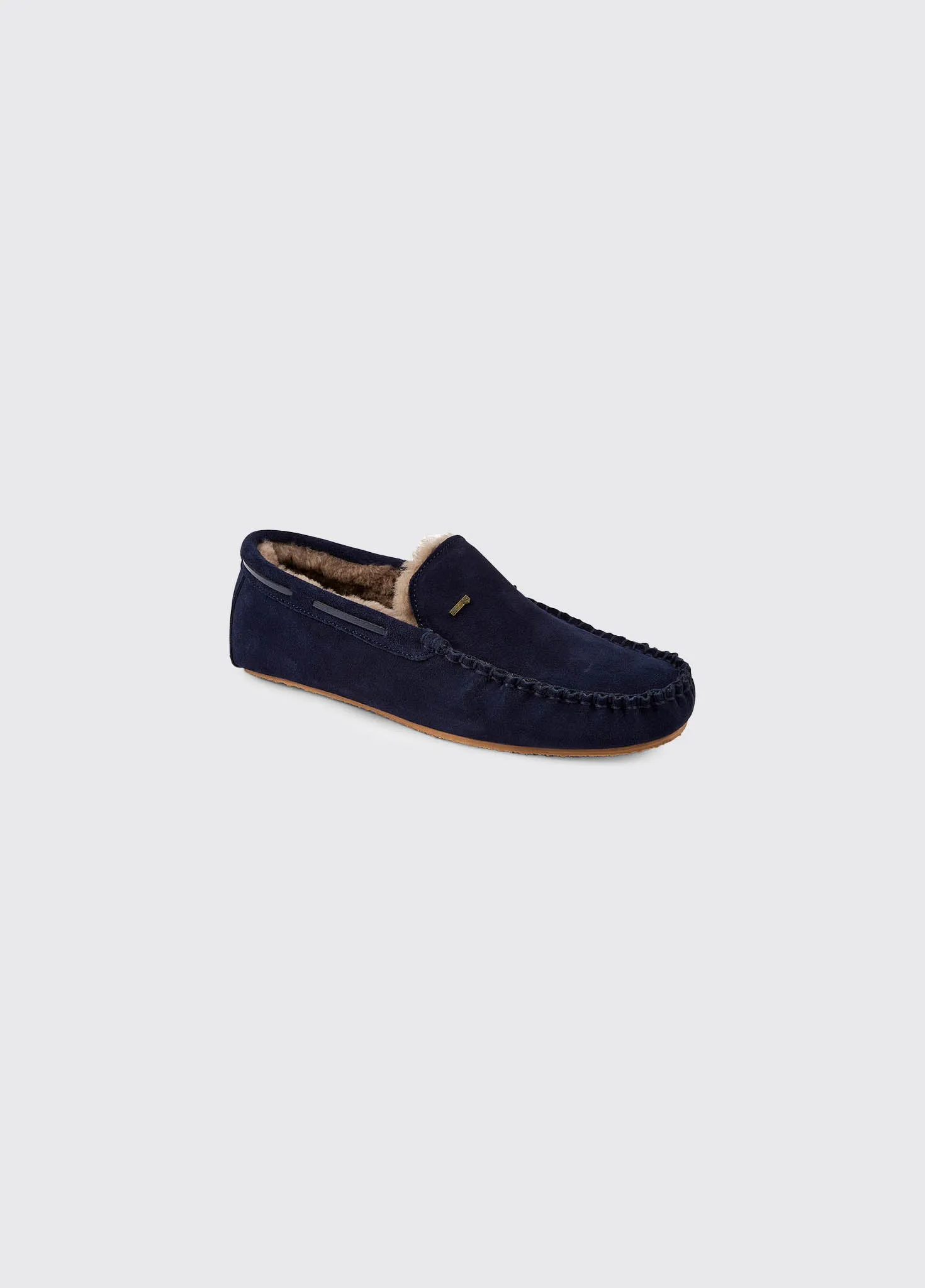 Ventry Men's Moccasin Slipper - French Navy