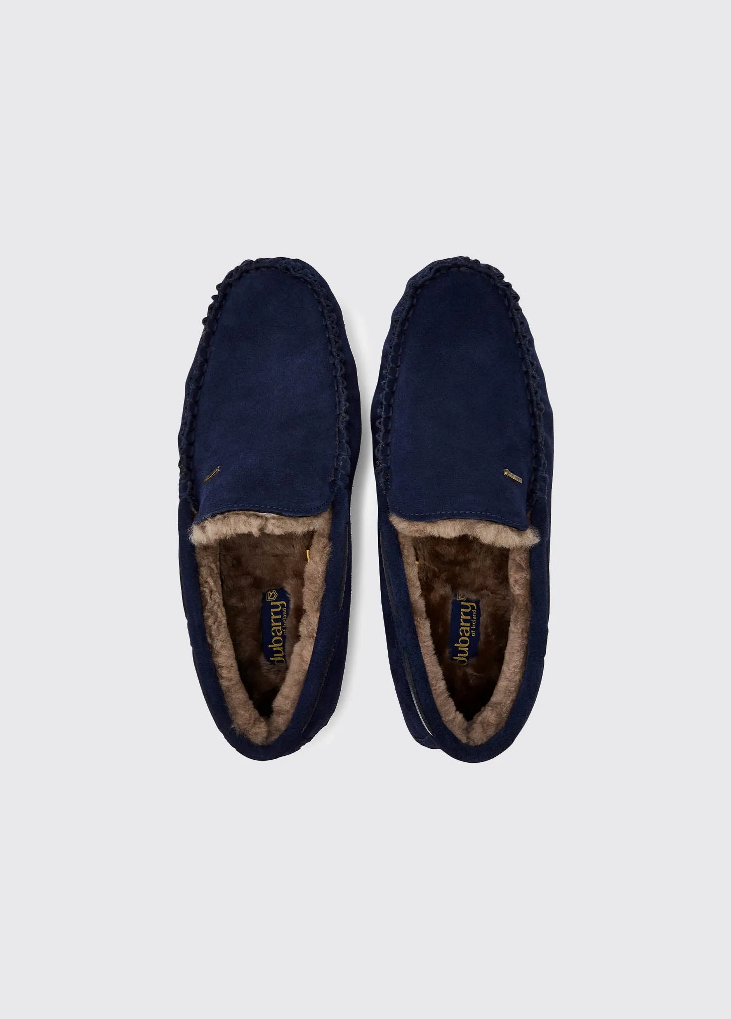 Ventry Men's Moccasin Slipper - French Navy