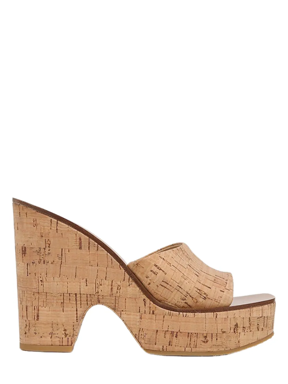 Veronica Beard Cork Wedge Natural.