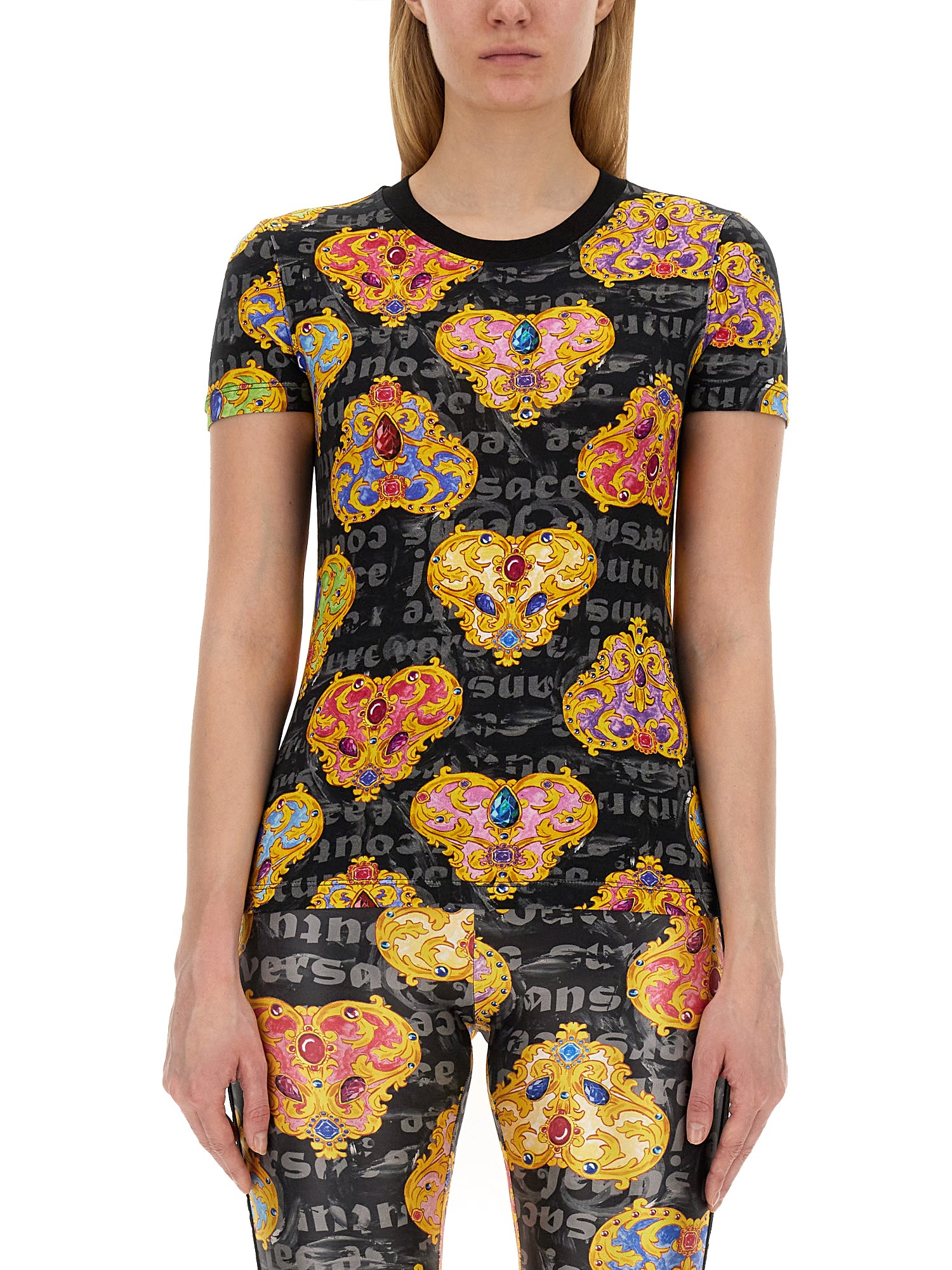 Printed T-Shirt by Versace Jeans Couture