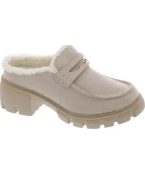 Very G Women's Fluff Loafer Mules