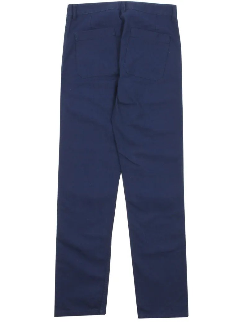 Vetra Weaved Workwear Trousers Navy