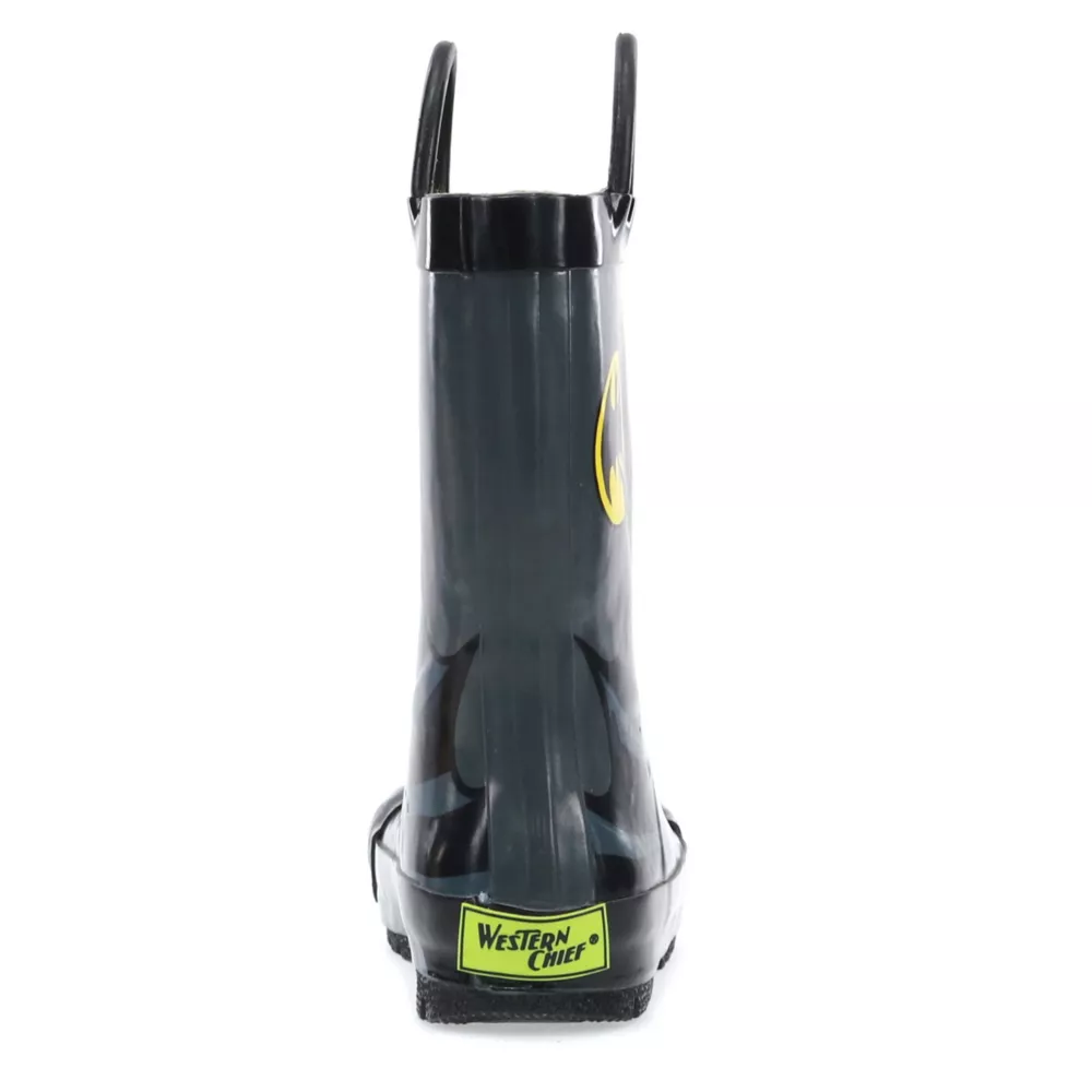 WESTERN CHIEF  BOYS LITTLE-BIG KID BATMAN  EVERLAST RAIN BOOT