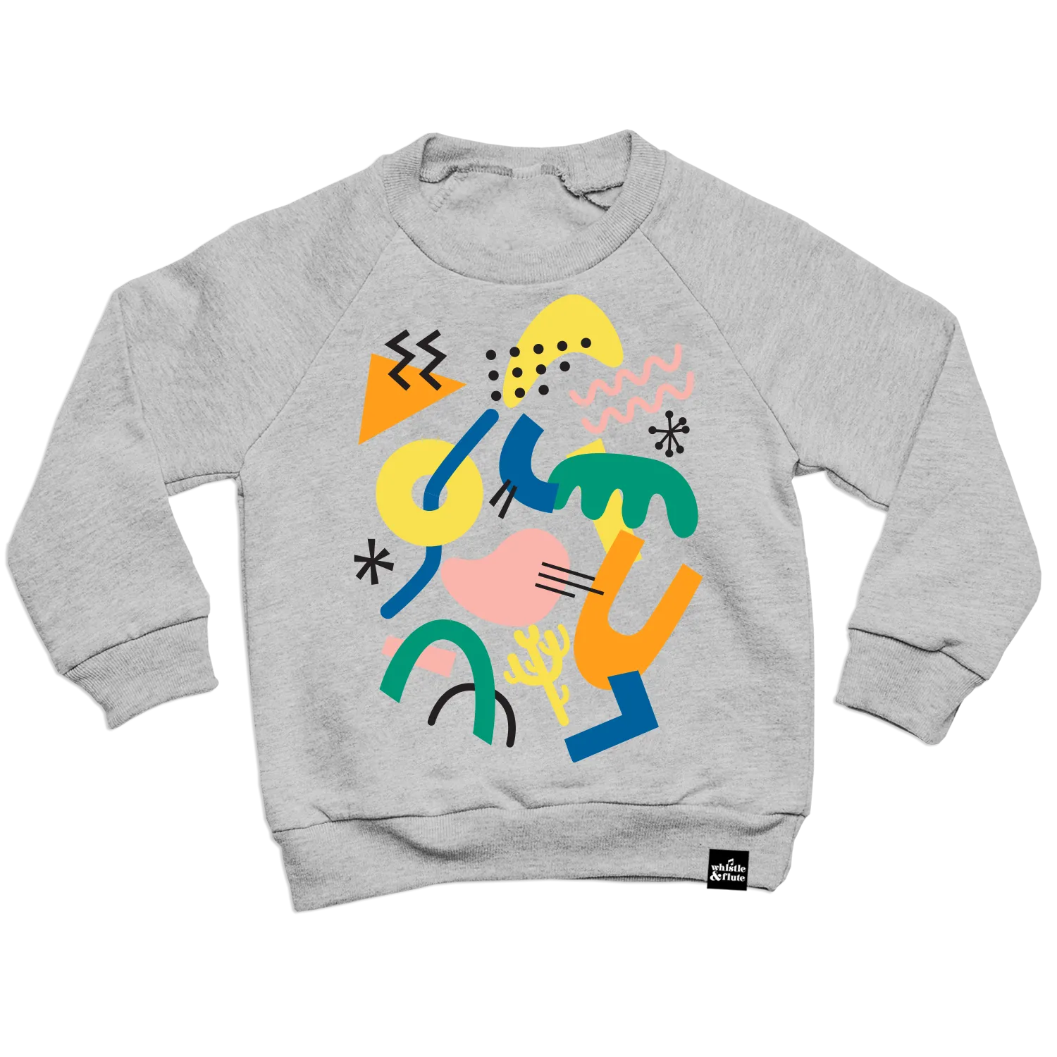 Whistle Flute Geometric Sweatshirt