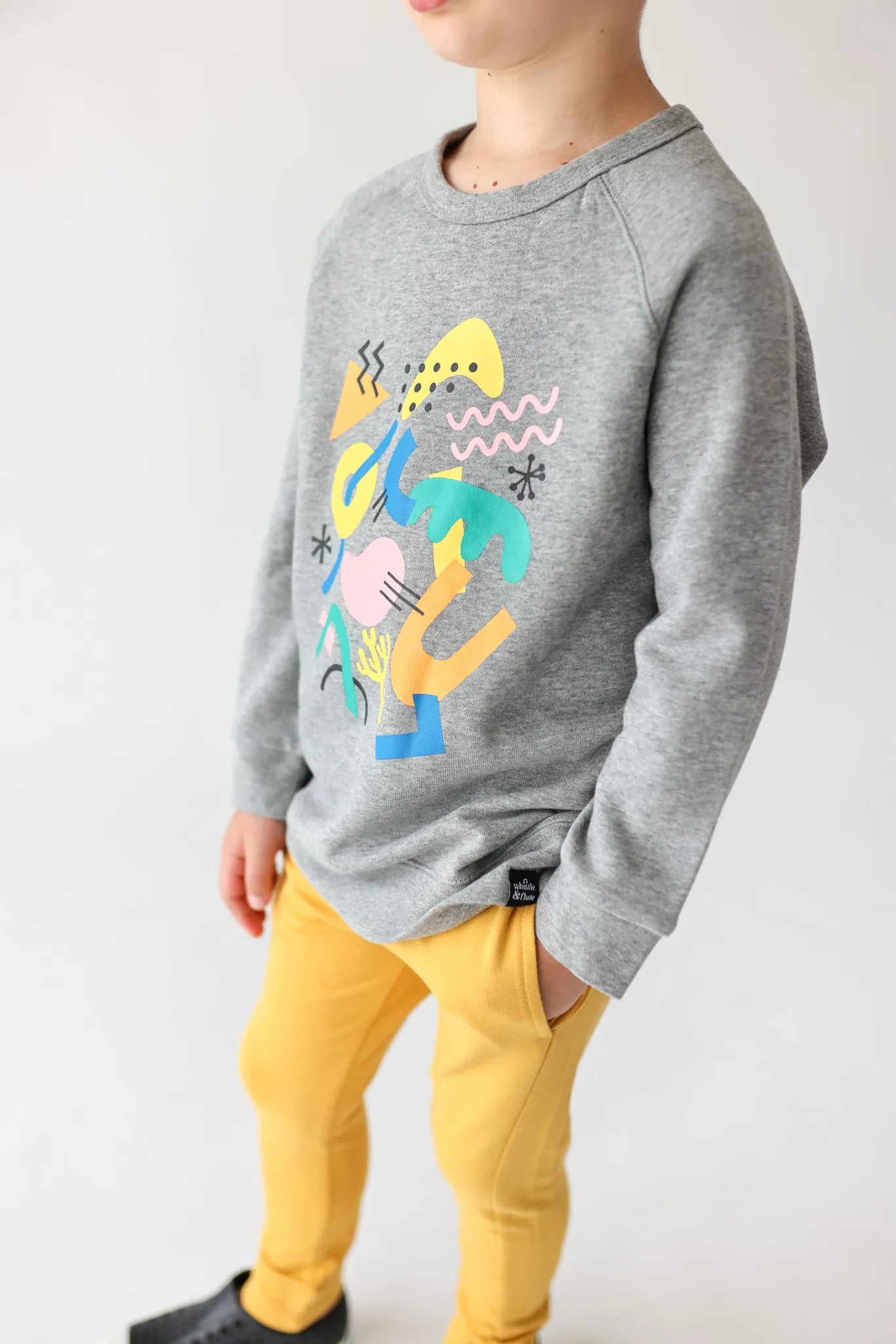 Whistle Flute Geometric Sweatshirt