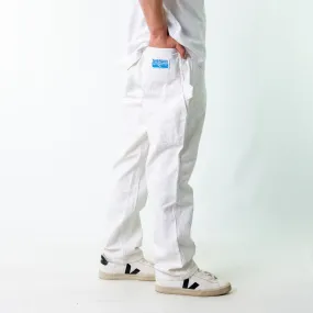 White 90s Dickies Canvas Carpenter Jeans Baggy Pants (36x32)