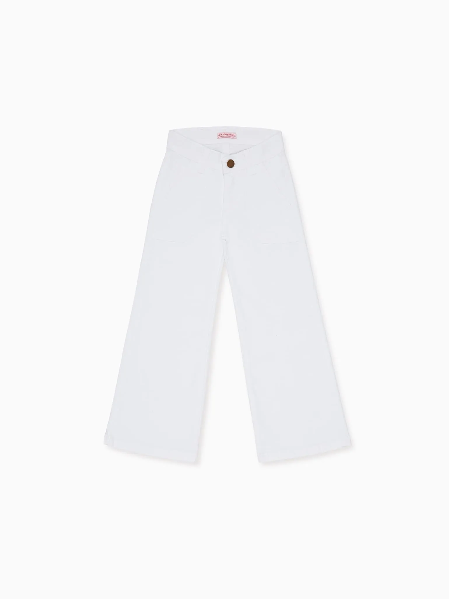 White Enola Girl Jeans