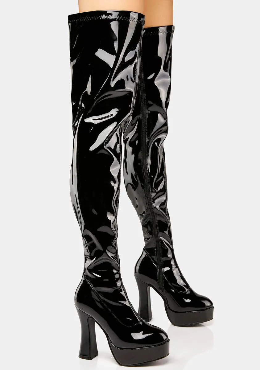 Wicked Desire Platform Boots