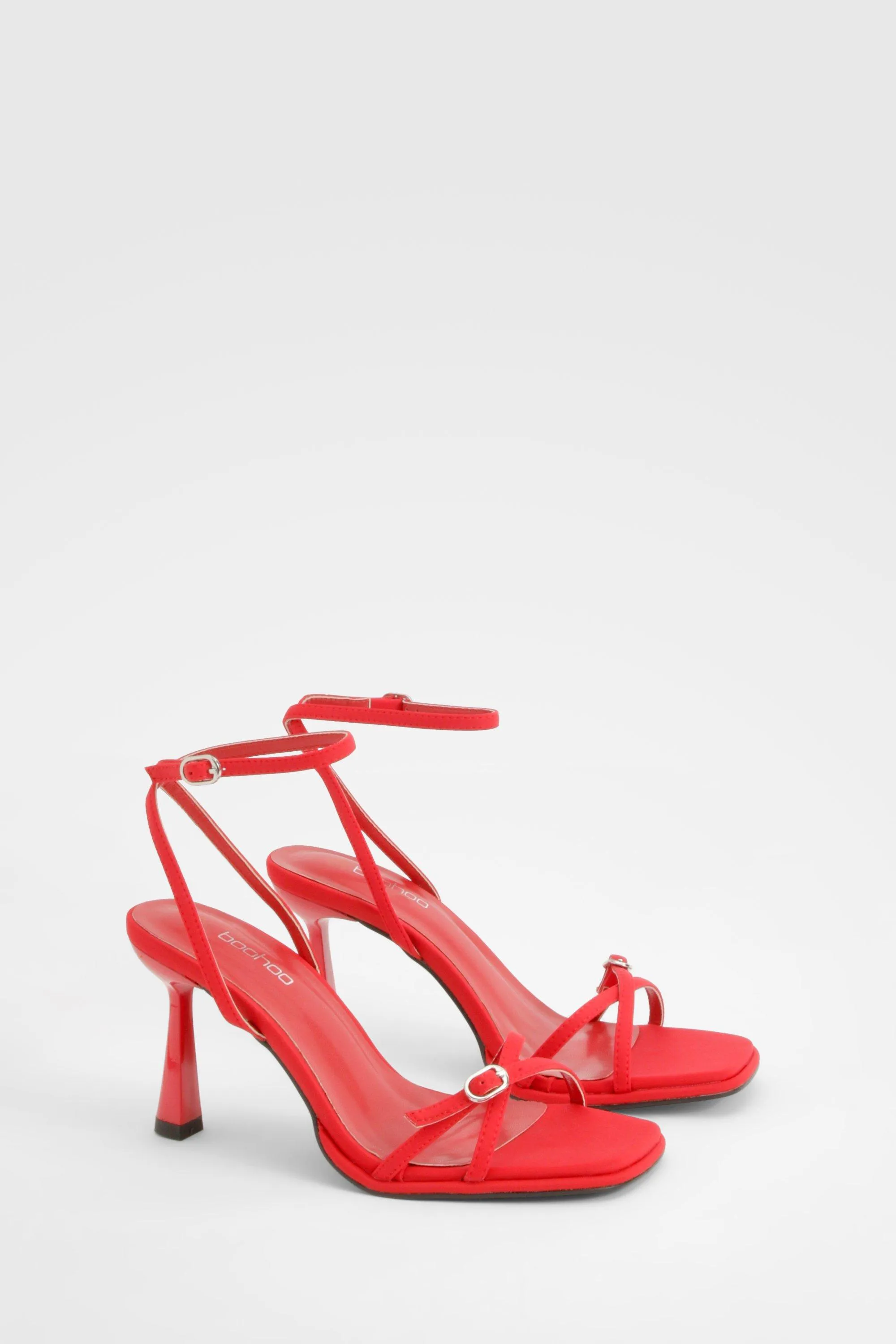 Wide Width 2 Part Buckle Detail Heels