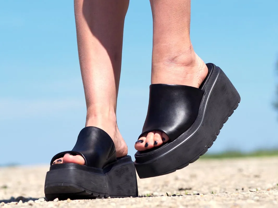 Women's Leather Wedges Collection