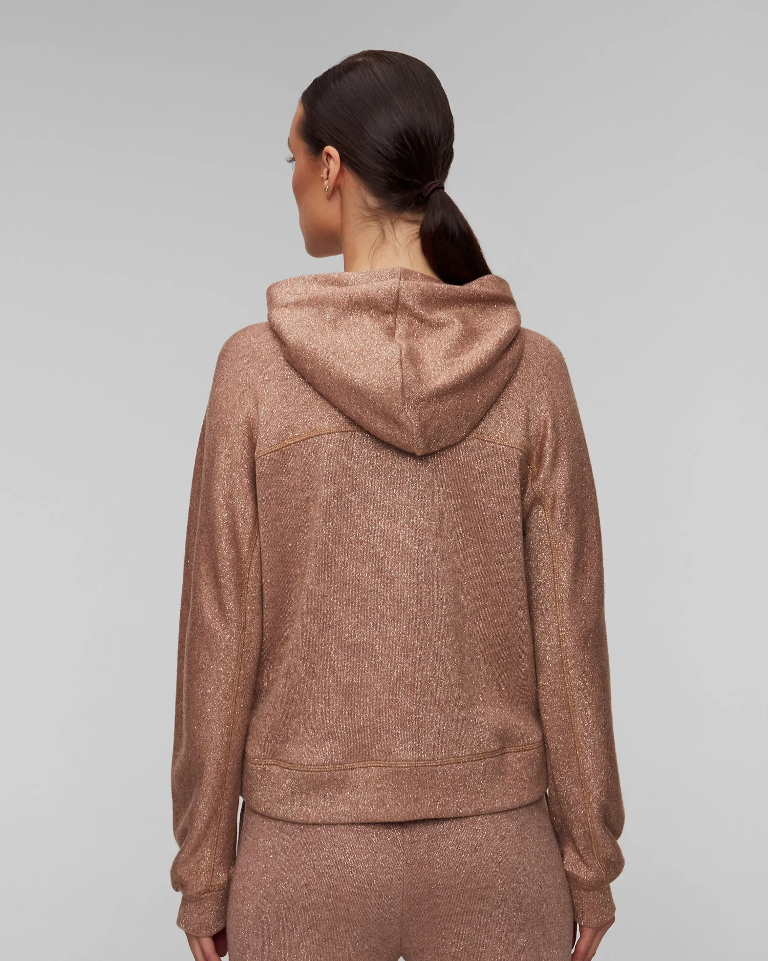 Women's beige knitted sweatshirt Deha D12054-26120