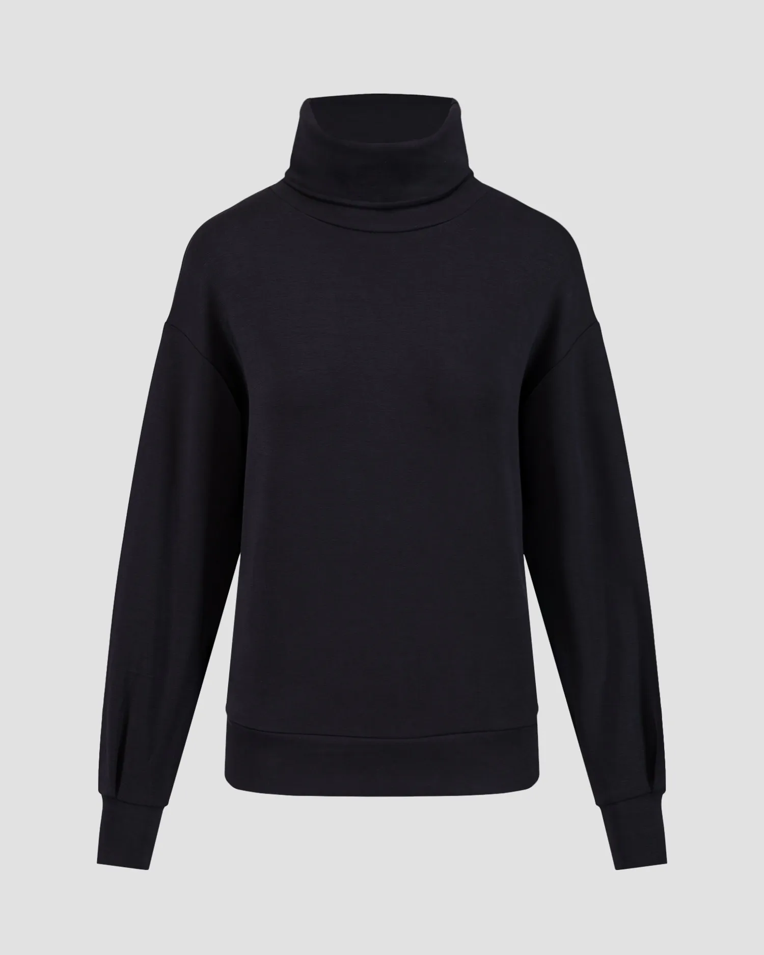 Women's black modal sweatshirt Deha D12004-10009