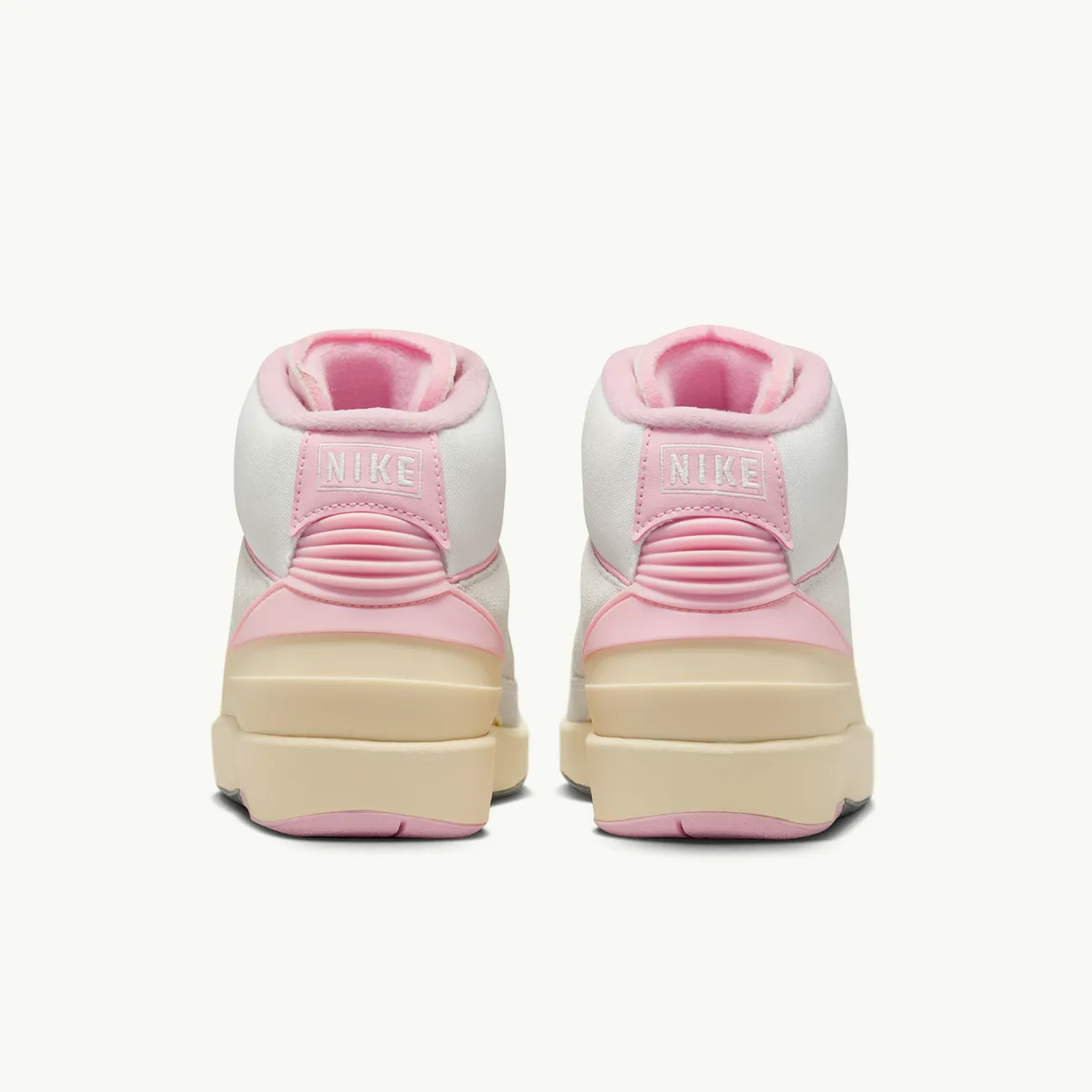 Women's Air Jordan 2 Retro - Summit White/Gym Red/Medium Pink