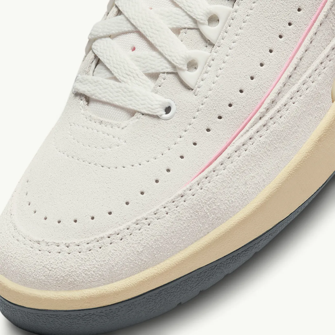 Women's Air Jordan 2 Retro - Summit White/Gym Red/Medium Pink