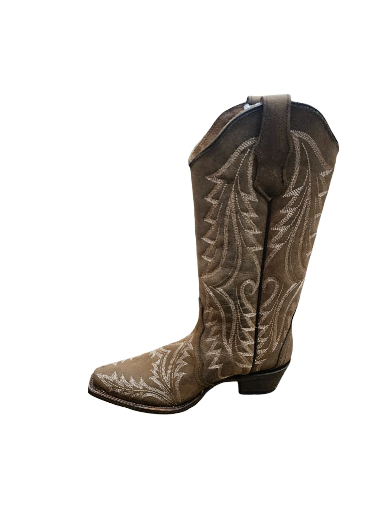 WOMEN'S CIRCLE G SNIP TOE WESTERN BOOTS L6213