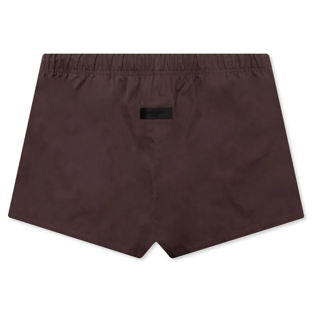 Plum Cotton Dock Women's Shorts