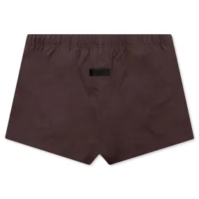 Plum Cotton Dock Women's Shorts