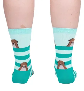 Women's Crew Socks - My Otter Foot