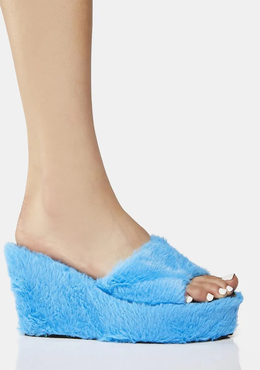 Women's Got A Feelin' Faux Fur Wedges