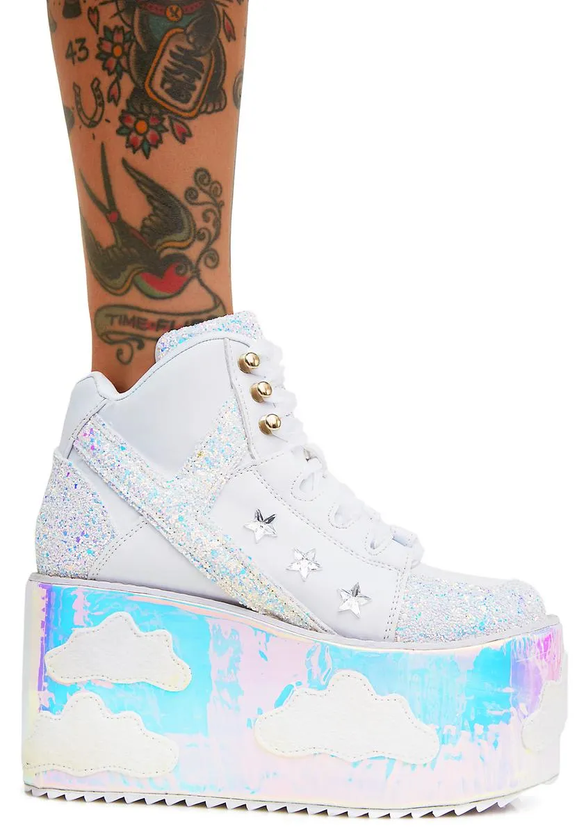 Women's Iridescent Platforms