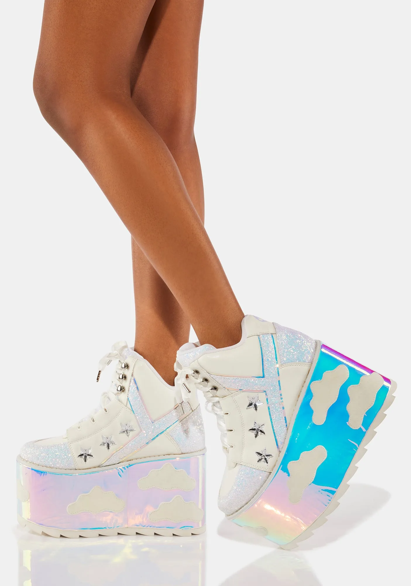 Women's Iridescent Platforms